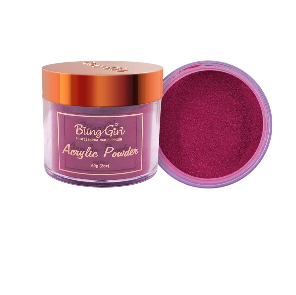 Bling Girl Rose Gold Acrylic Powder