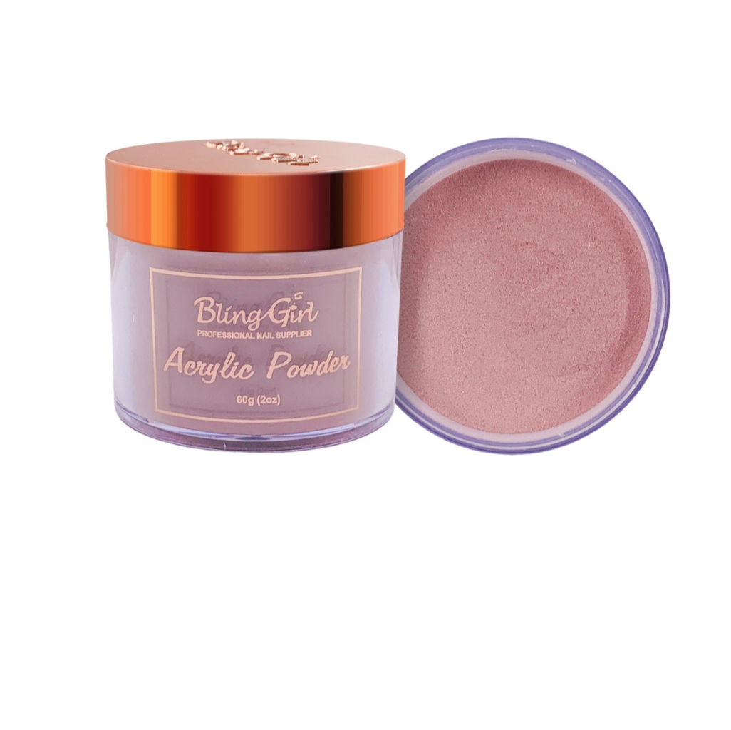 Bling Girl Rose Gold Acrylic Powder