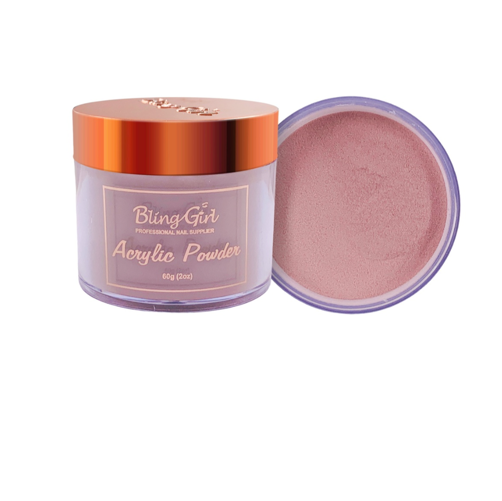 Bling Girl Rose Gold Acrylic Powder
