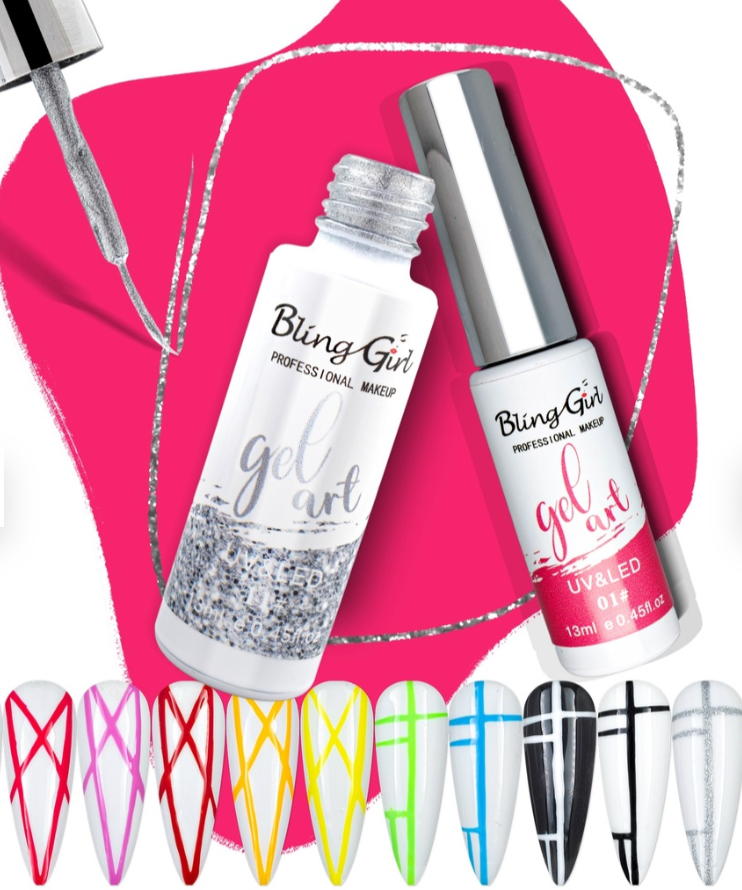 Bling Girl Gel Art UV & LED Gel Polish Set