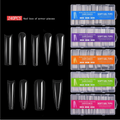 240pcs/Box Coffin/Ballerina/Stiletto/Square Extension Full Cover False Nail Tips