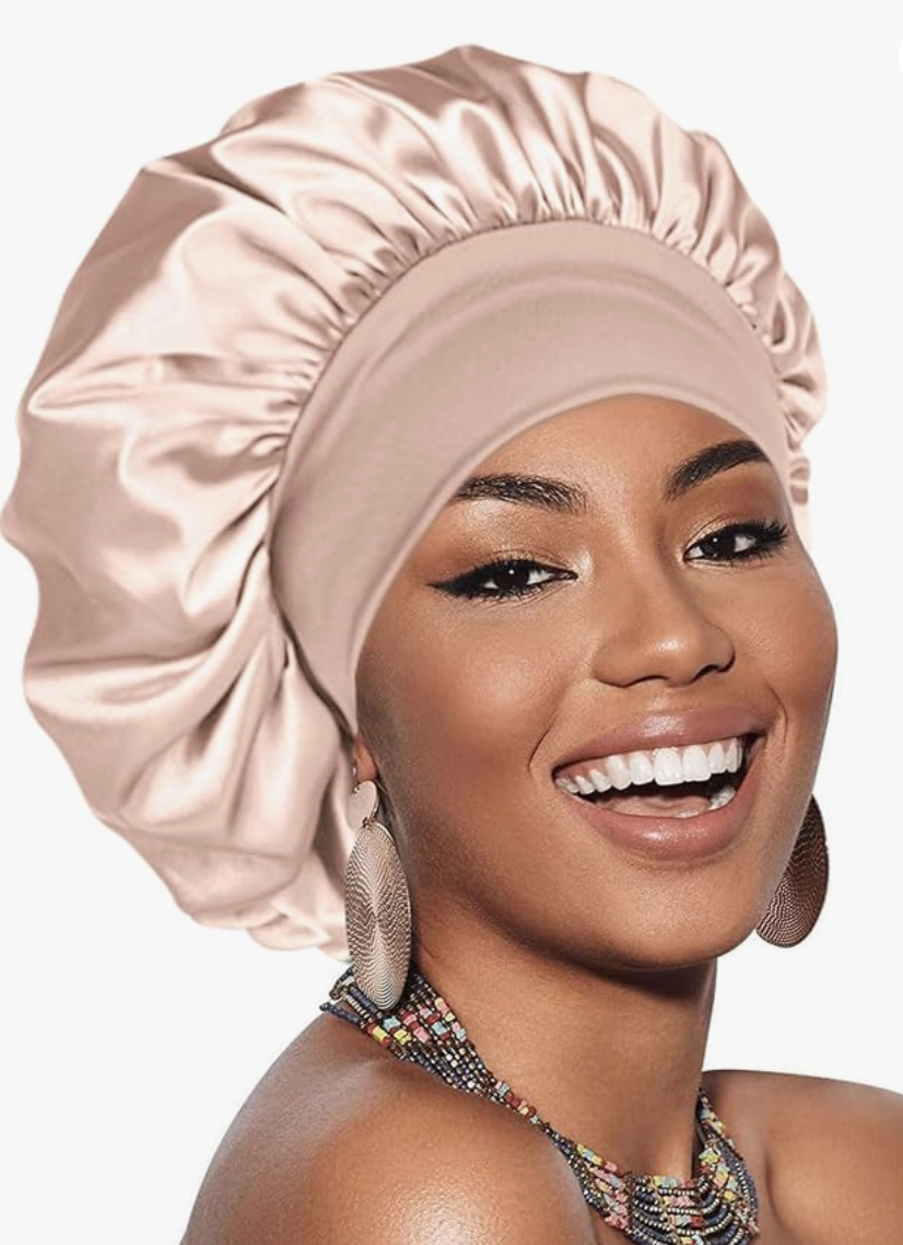 Adubor Double Layer Satin Bonnet