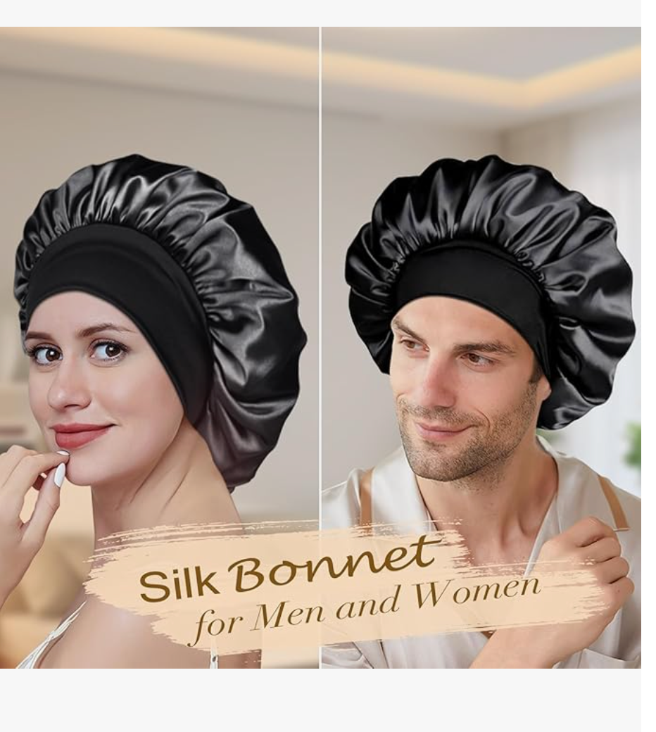 Adubor Double Layer Satin Bonnet
