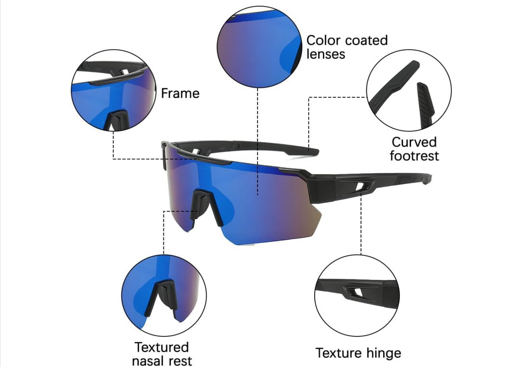 Unisex Sports Cycling Sunglasses
