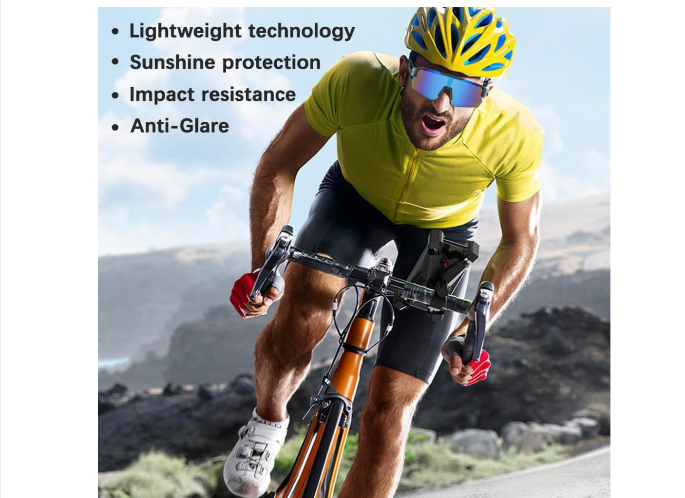 Unisex Sports Cycling Sunglasses
