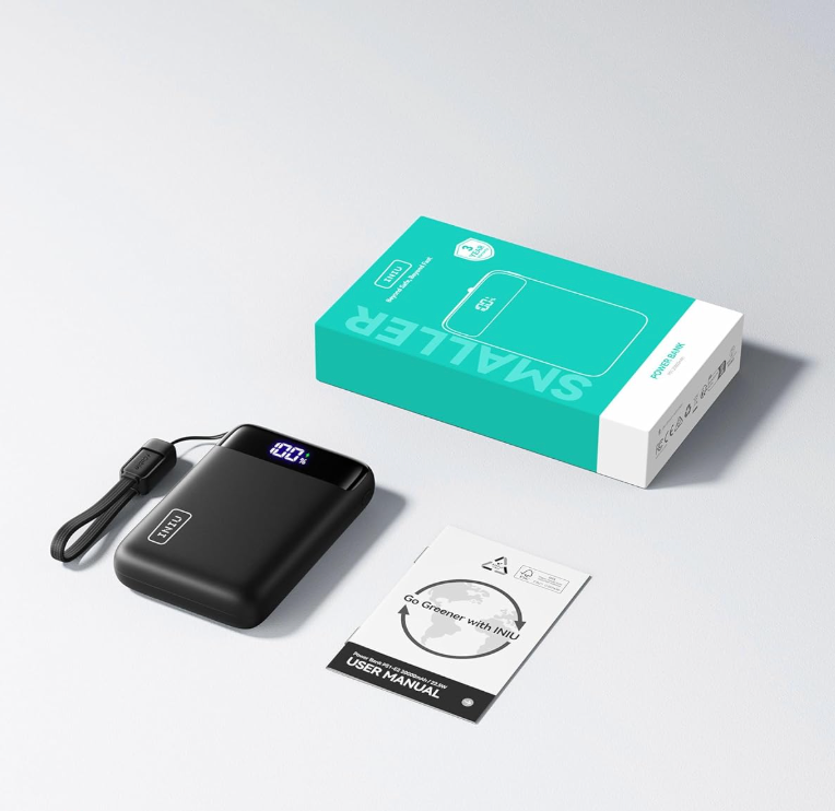 INIU Power Bank, Ultra Small 20000mAh 22.5W PD Portable Charger Fast Charging, USB C in&Out Battery Pack, Mobile Phone Portable Power Banks Compatible