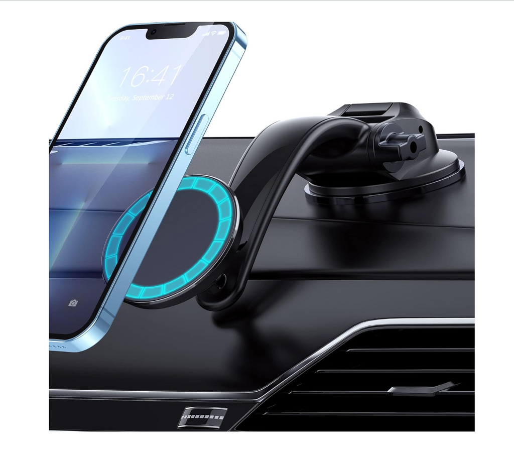 Choetech AT0005 Magnetic Phone Holder, Car Phone Holder Mount Dashboard Windshield Cell Phone Holder Phone Stand for iPhone & Android Automobile Cradle...