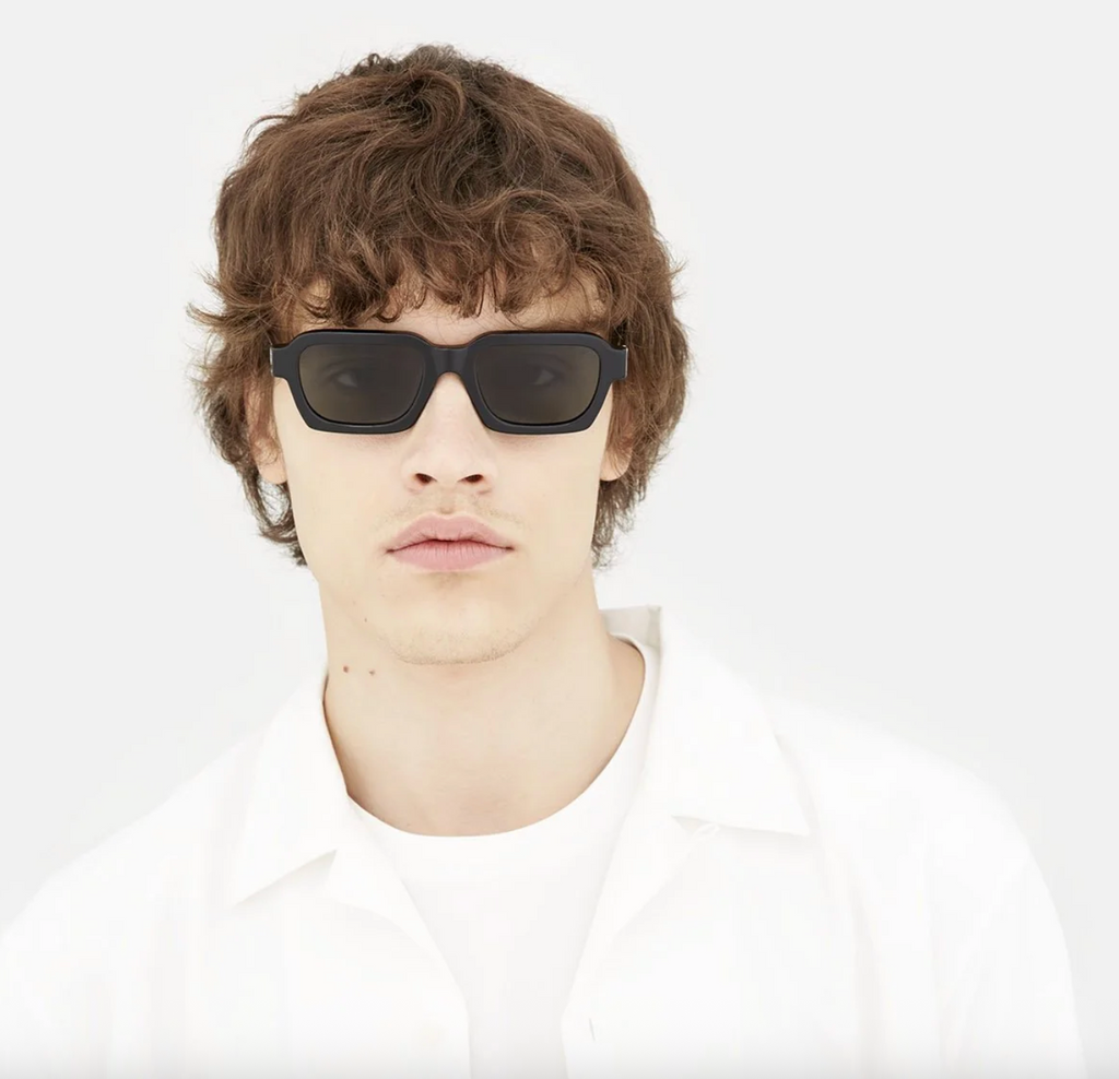 VANLINKER Thick Square Sunglasses for Men Women Retro Chunky Rectangle Shades UV400 Protection