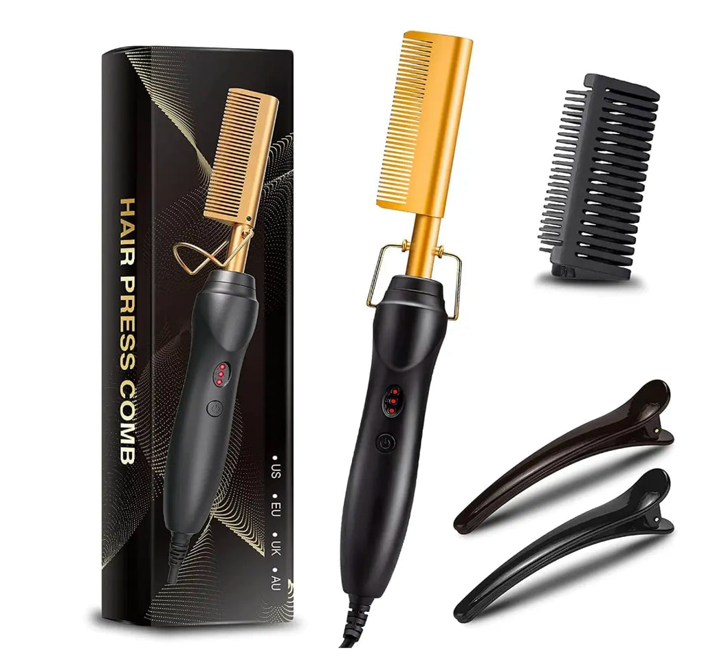 Hot Comb Hair Straightener.