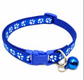 Adjustable Nylon Pet Collar with Footprint and Star Design