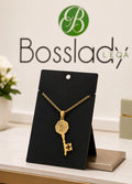 Saint Benedict Key Pendant Necklace