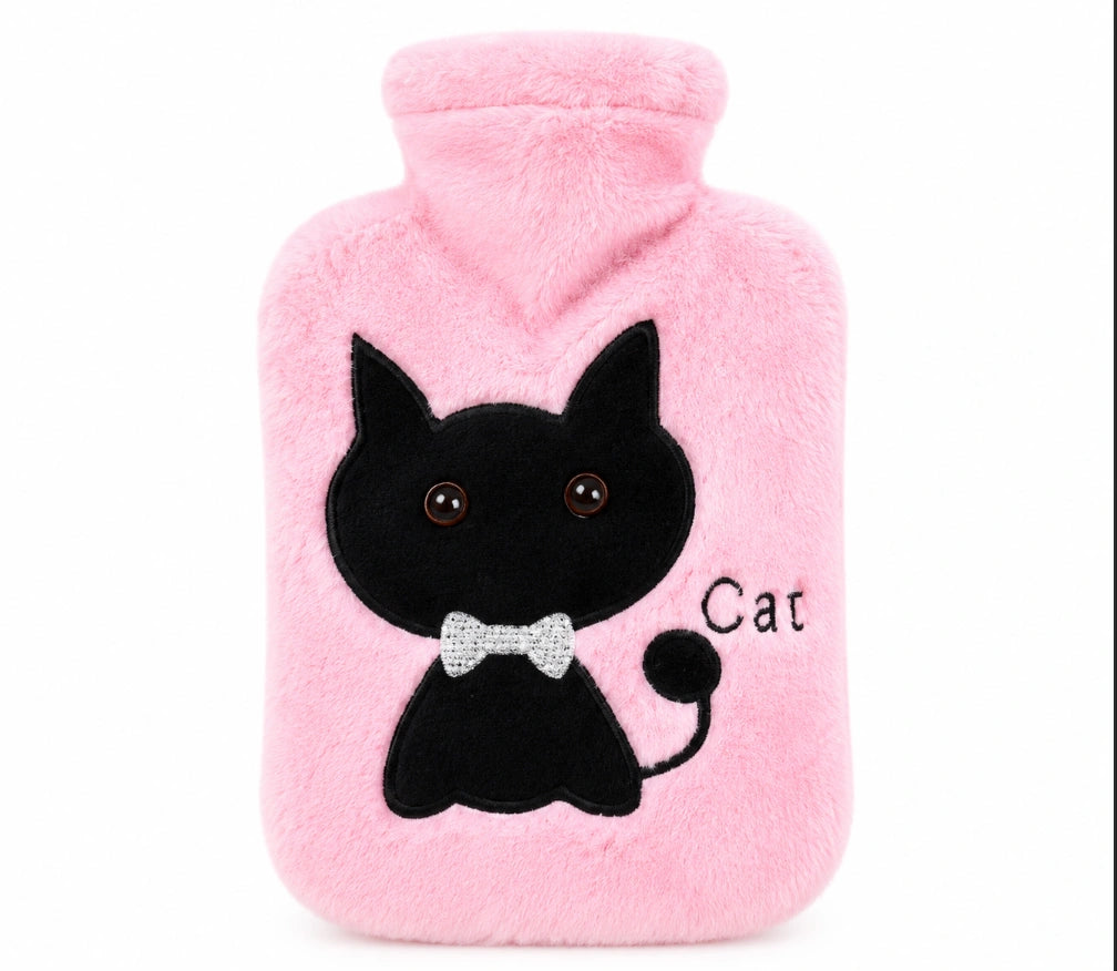 Cozy Comfort Plush Hot Water Bottle