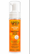 Cantu Shea Butter for Natural Hair Wave Whip Curling Mousse (8.4 FL OZ / 248 mL bottle).