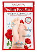 GuanJing Rose & Hyaluronic Acid Peeling Foot Mask.