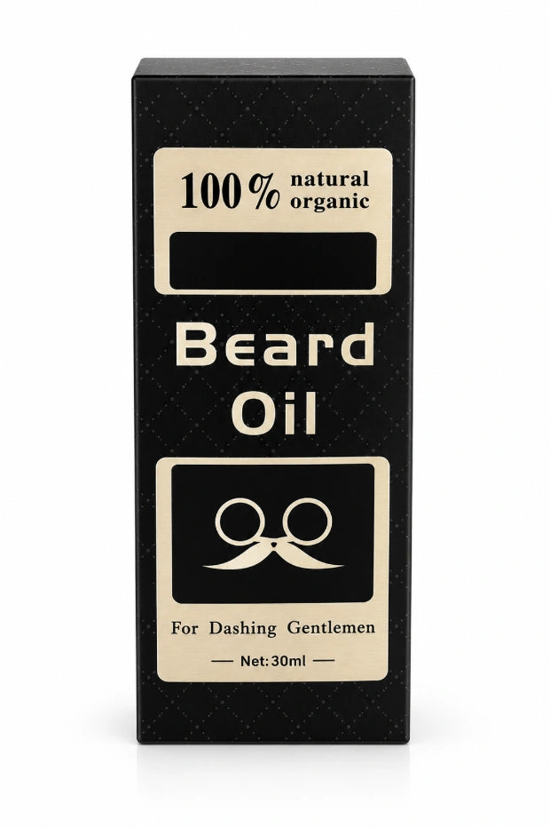 100% Natural Organic Beard Oil for Dashing Gentlemen.