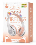 P47M Wireless Cat Ear Headphones