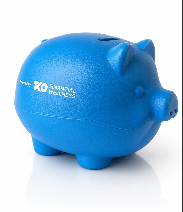 TKO Financial Wellness Piggy Bank