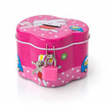Children's Tin Money Box with Padlock &amp; Keys