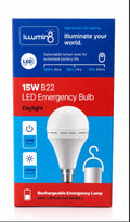 illumin8 15W B22 LED Emergency Bulb
