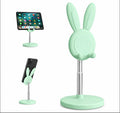 Angle and Height Adjustable Cute Bunny Desktop Phone and Tablet Stand.