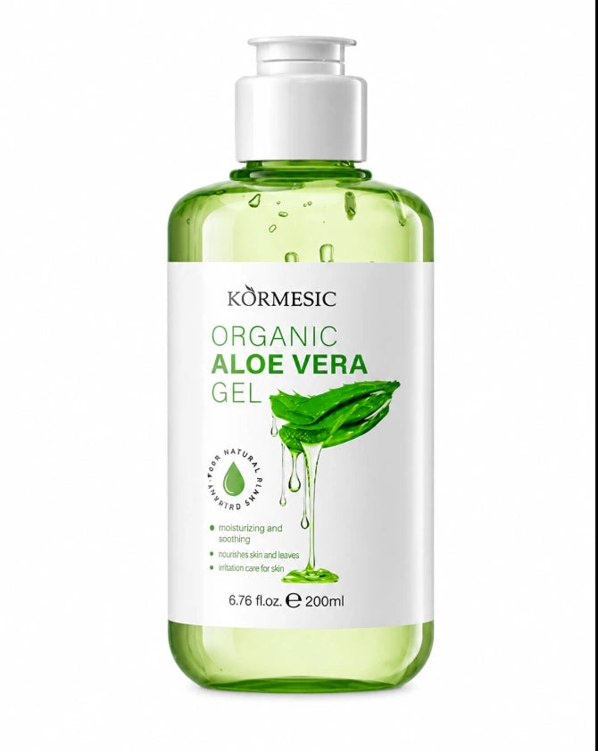 Kormesic Organic Aloe Vera Gel (200ml)