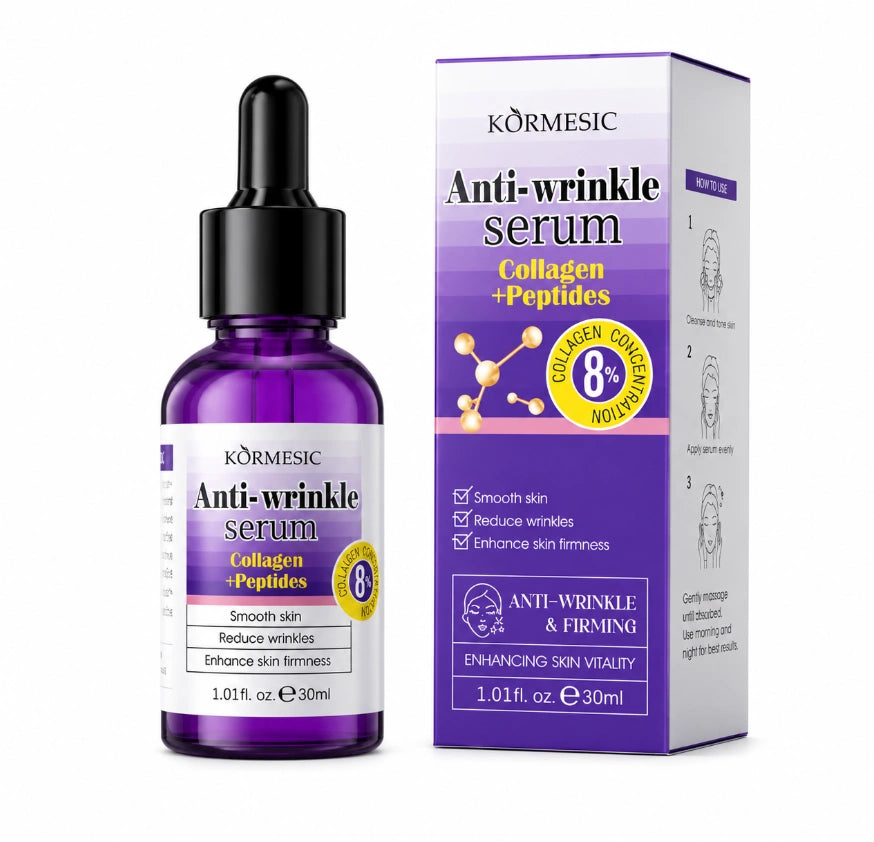 Kormesic Anti-Wrinkle Serum (Collagen + Peptides, 30ml)
