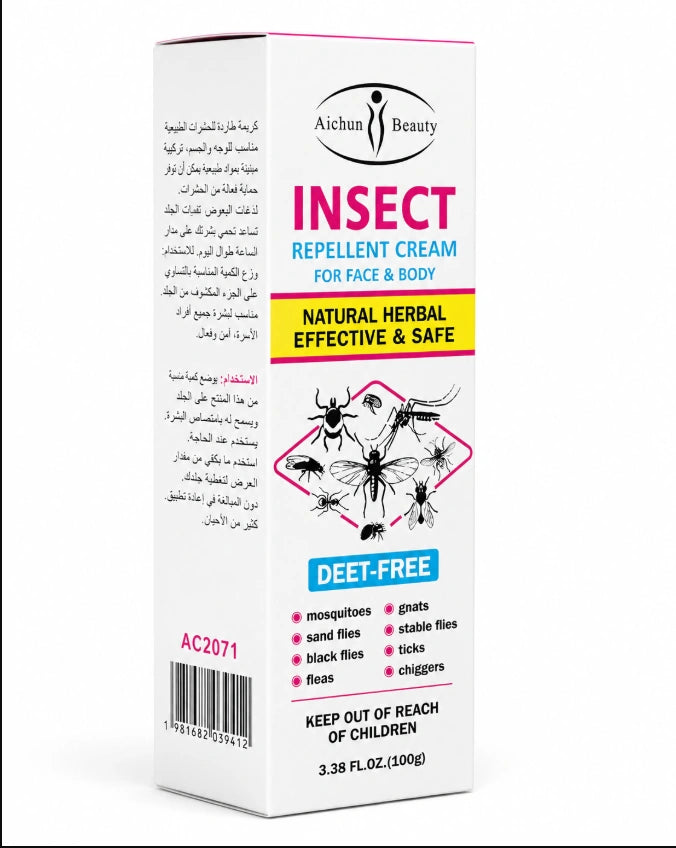 Aichun Beauty Insect Repellent Cream for Face & Body (100g)