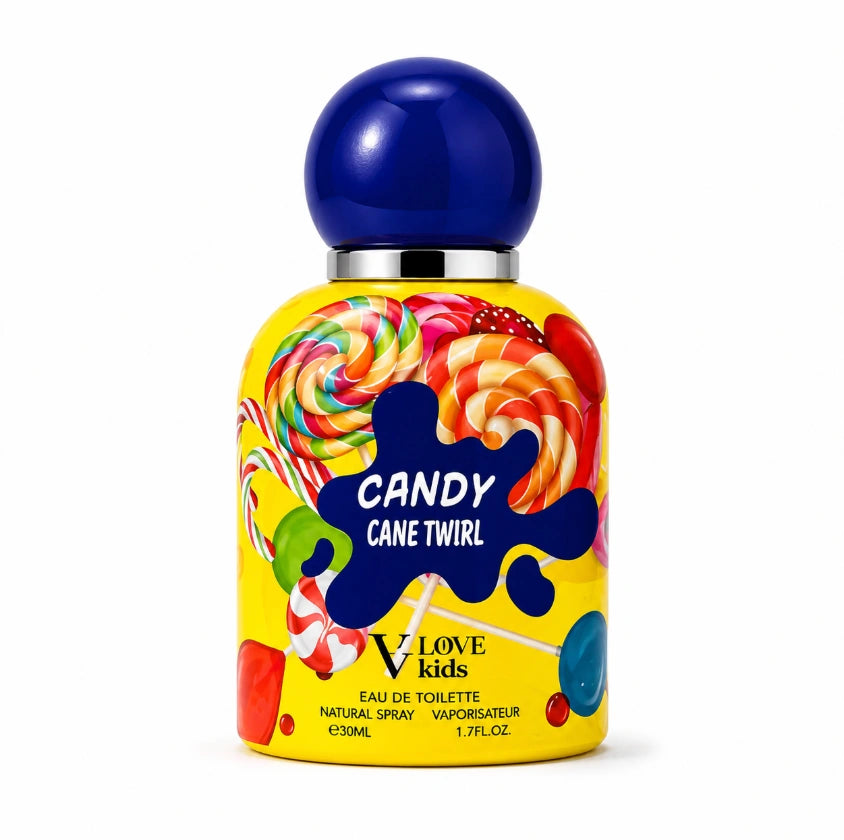 V.V. LOVE Kids Candy Cane Twirl Eau de Toilette (30ml / 1.7 Fl. Oz.).