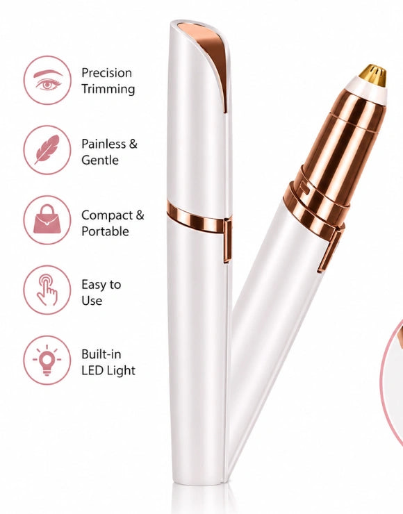 Mini Portable Electric Eyebrow Trimmer Pen