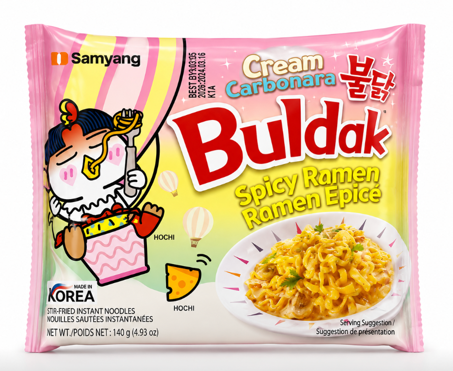🍝 Buldak Cream Carbonara