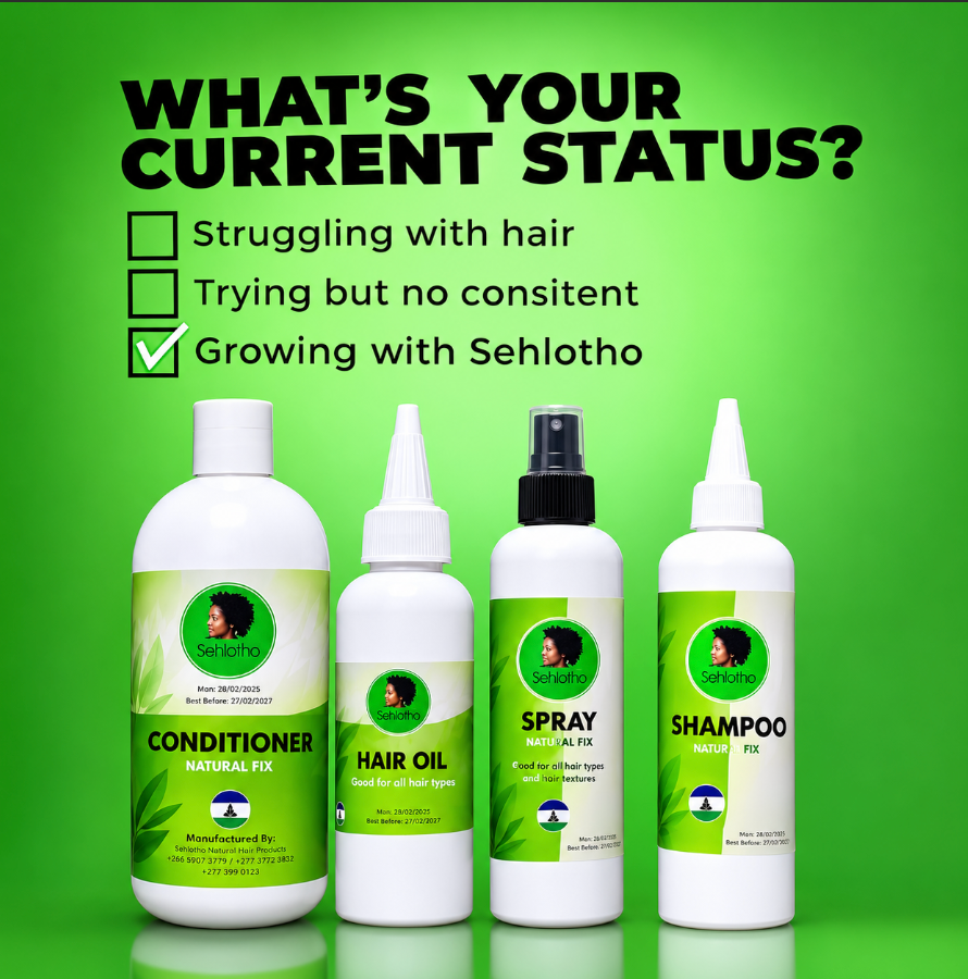 Sehlotho Natural Hair Care Set – Complete Hair Growth & Care System