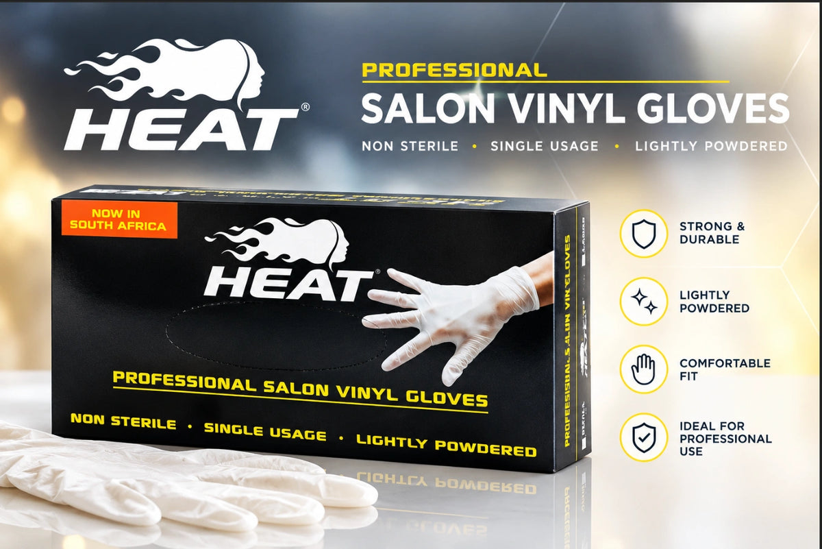 HEAT Professional Salon Vinyl Gloves