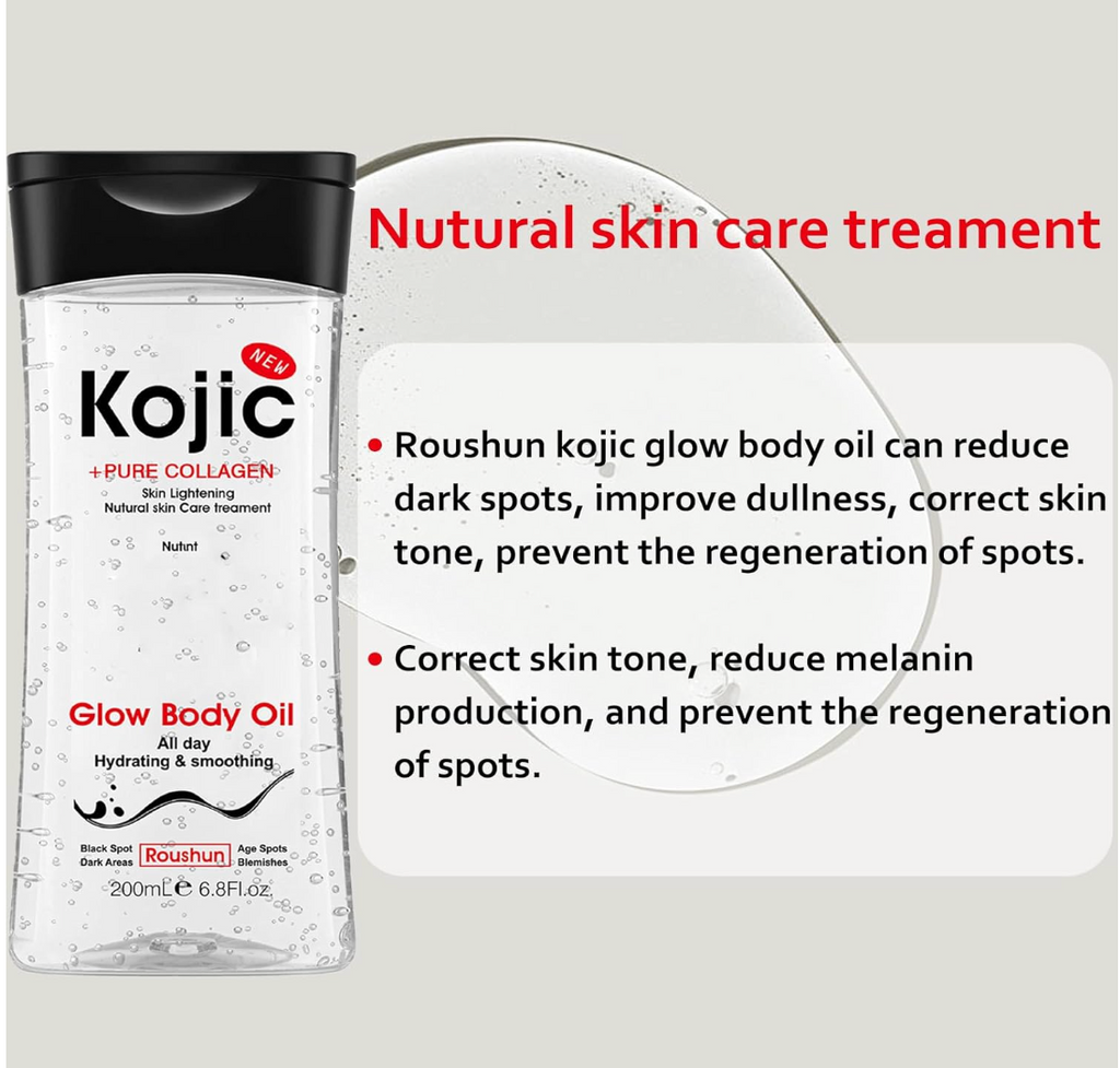 Kojic + Pure Collagen Glow Body Oil – 200ml