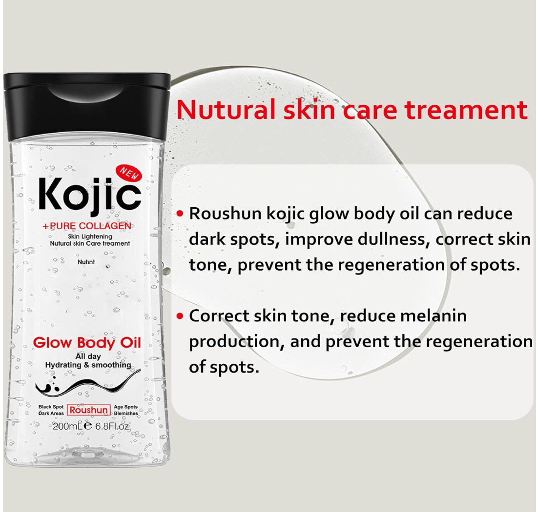 Kojic + Pure Collagen Glow Body Oil – 200ml