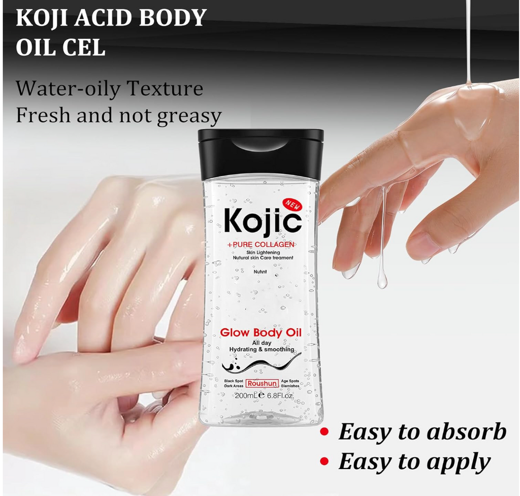 Kojic + Pure Collagen Glow Body Oil – 200ml