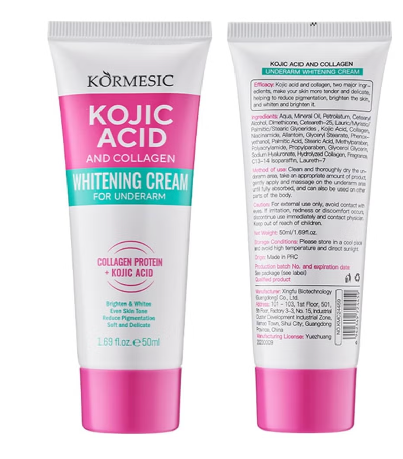 KORMESIC Kojic Acid & Collagen Whitening Cream for Underarm 50ml