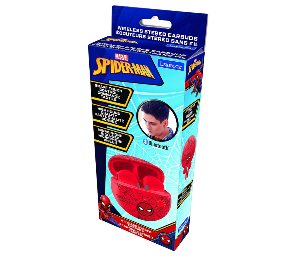 LEXIBOOK Spider-Man Wireless Stereo Earbuds
