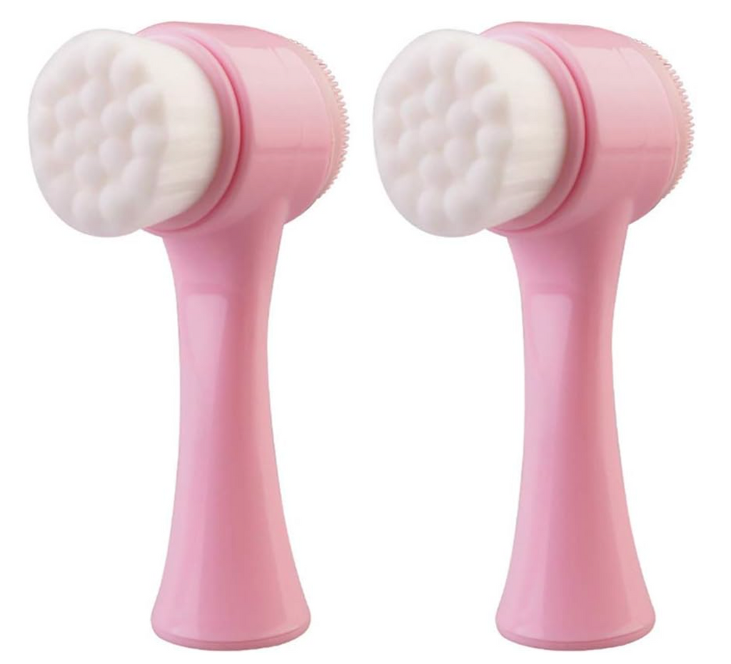 Double-Sided Facial Cleansing Brush