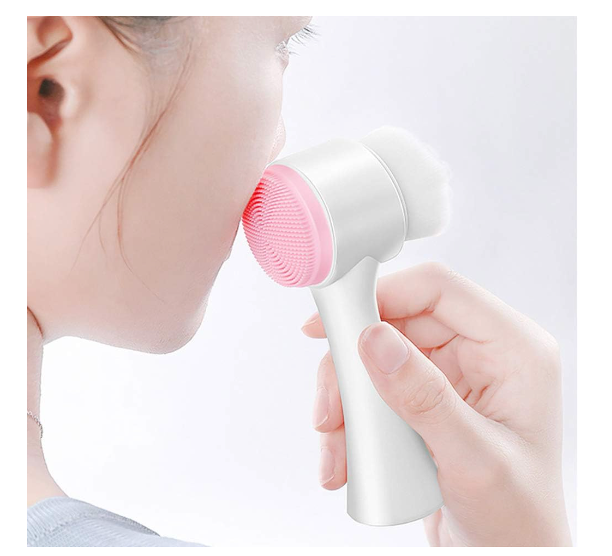Double-Sided Facial Cleansing Brush