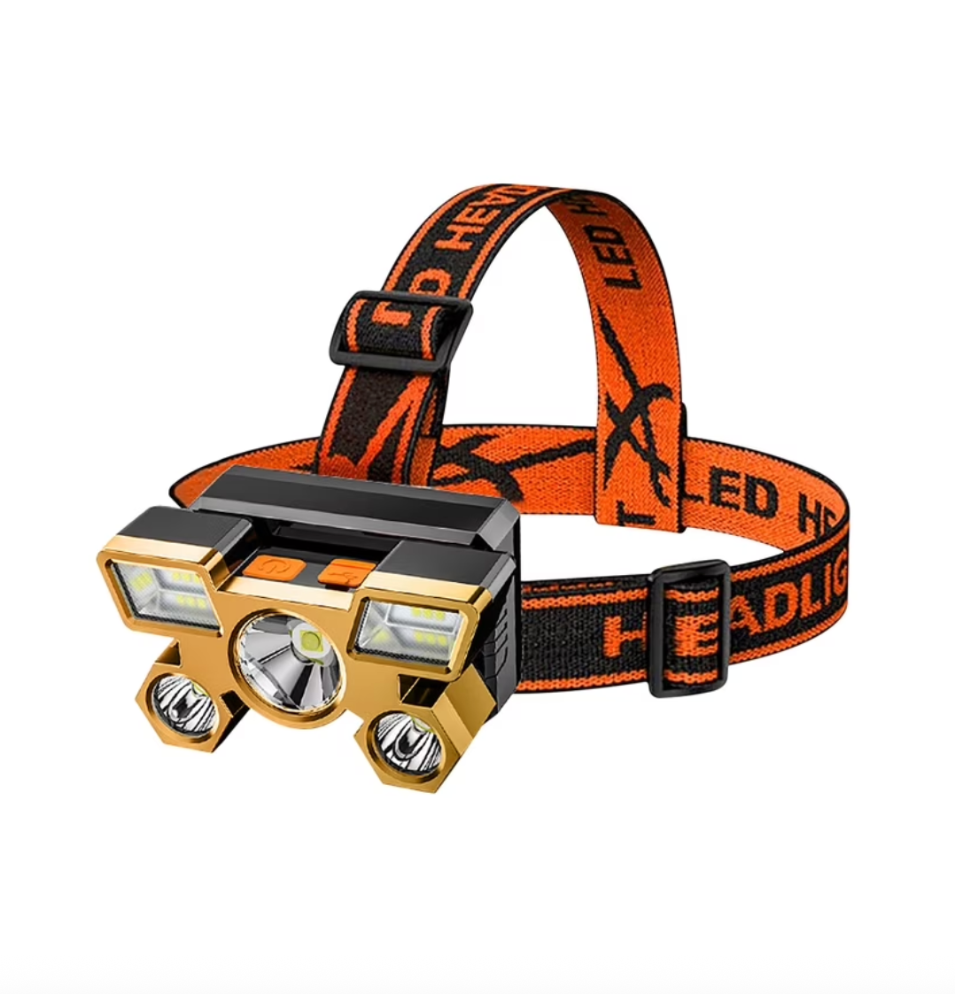 COB 18650 USB-C Rechargeable Headlamp