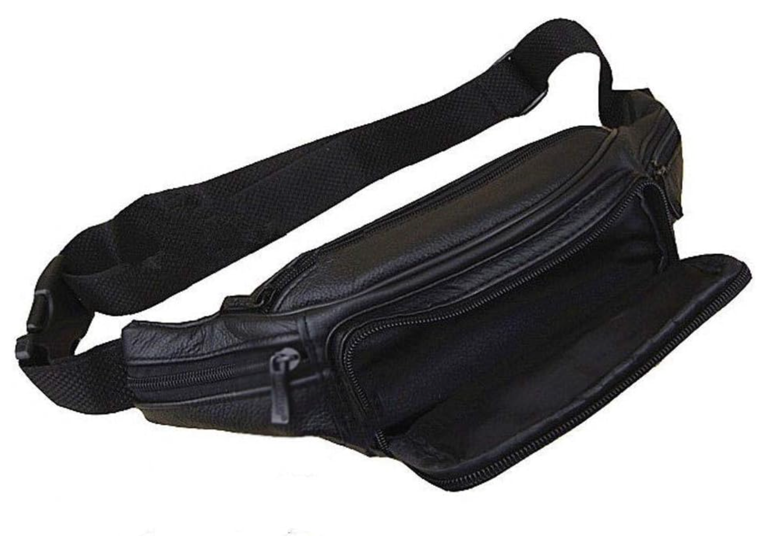 BHJIGDB Men's Leather Fanny Pack – Multi-Pocket Waist Bag