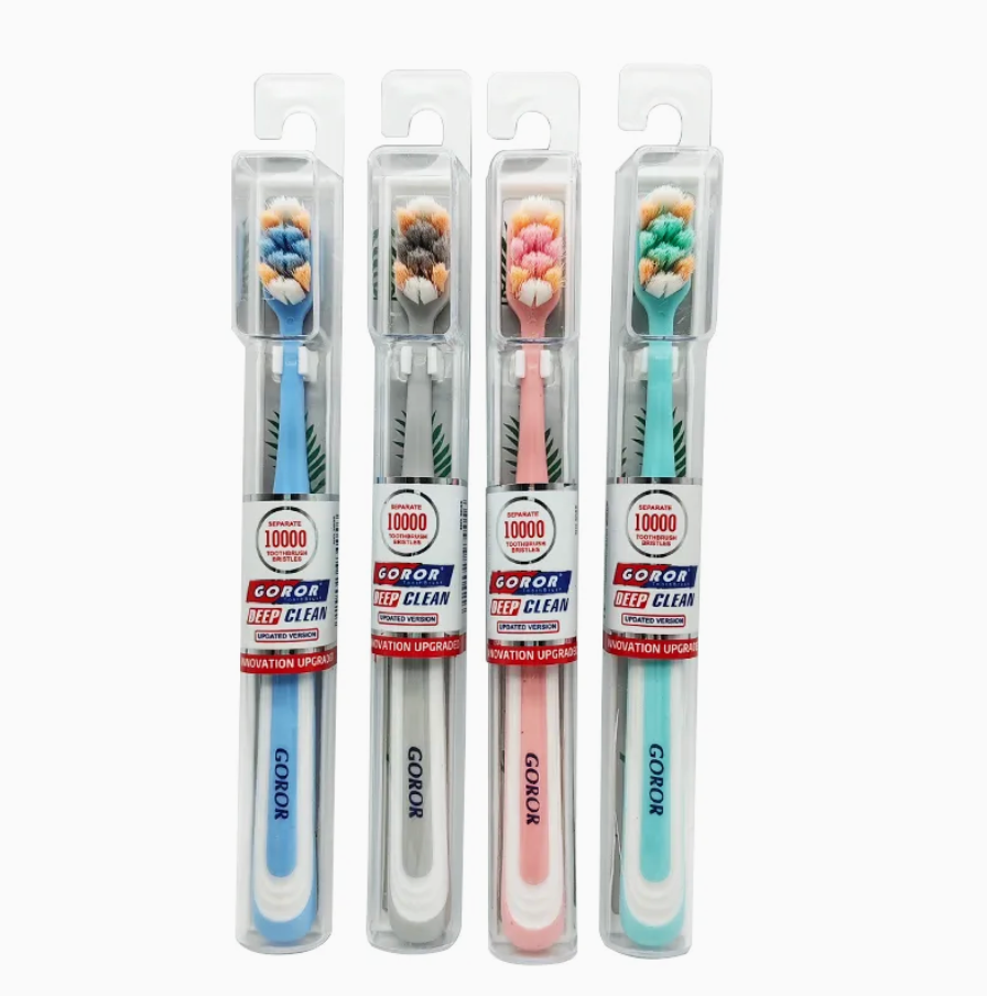 Goror Deep Clean Adult Toothbrush with PVC Protective Box