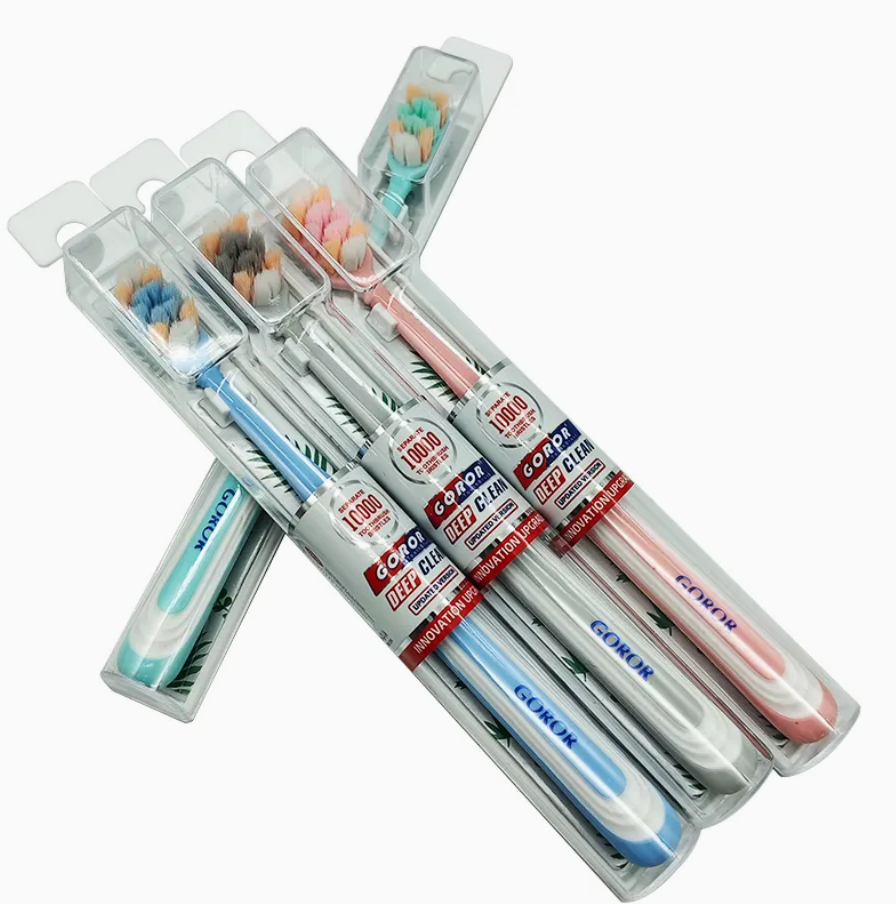 Goror Deep Clean Adult Toothbrush with PVC Protective Box