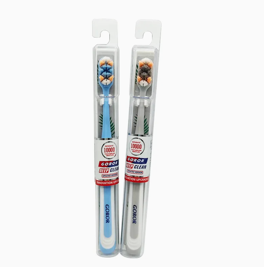 Goror Deep Clean Adult Toothbrush with PVC Protective Box