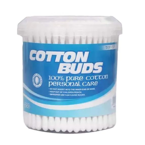 100% Pure Cotton Buds – Personal Care & Beauty Swabs in Protective Box