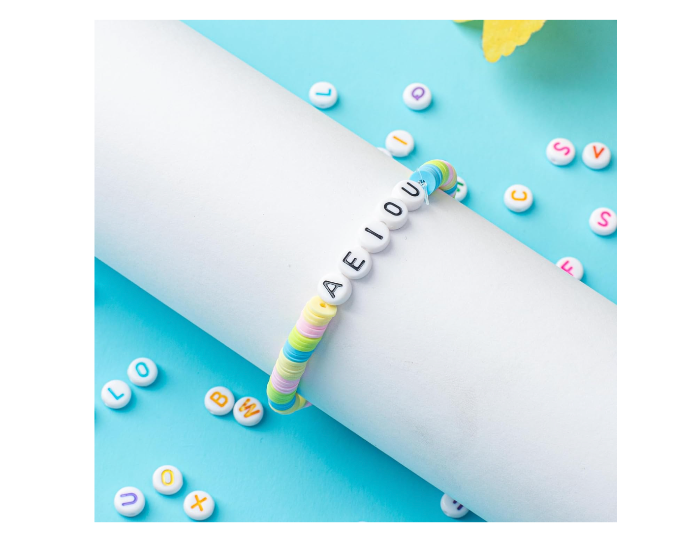 1400pcs Acrylic Alphabet Letter Beads for Bracelet Making – 28-Grid Storage Box