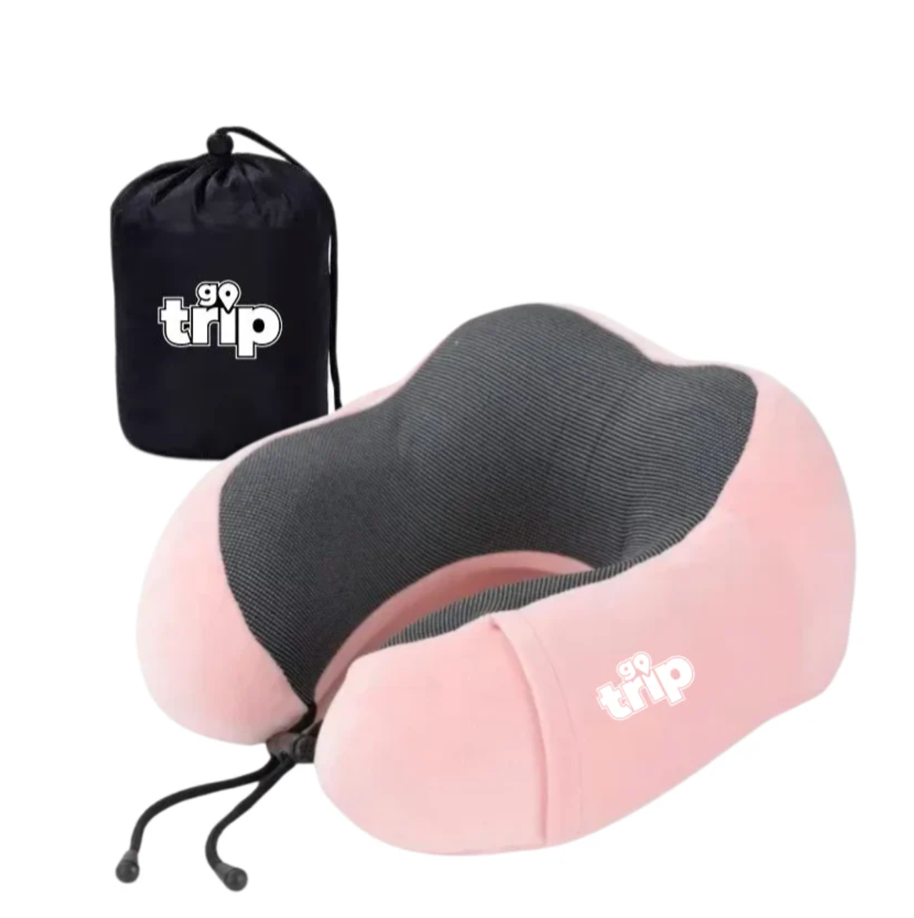 Go Trip U-Shaped Memory Foam Travel Neck Pillow – 360° Support
