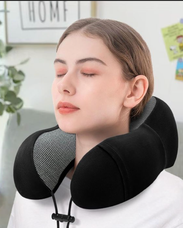 Go Trip U-Shaped Memory Foam Travel Neck Pillow – 360° Support