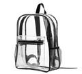 UUYYEO Clear Transparent PVC Backpack – Security-Friendly School & Travel Bag