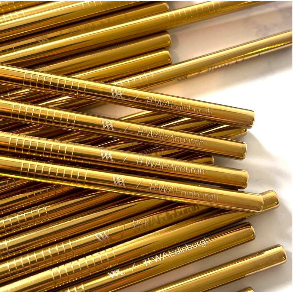 Reusable Stainless Steel Straws with Cleaning Brush – BPA Free, Multiple Colours